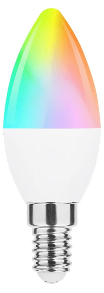 Modee LED Kaarslamp C35 E14 Mat - 4.9W 470lm RGB - Dimbaar met App- en Afstandsbediening - Vervangt 40W