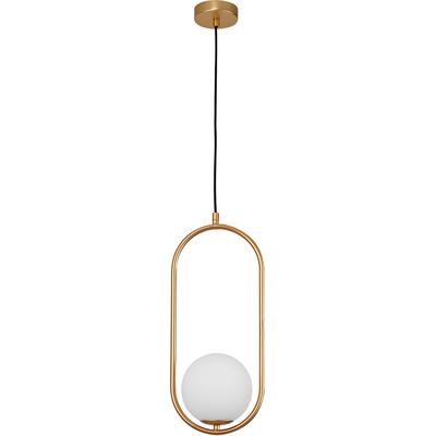 NOVA LUCE Hängeleuchten "OBITAR", gold (goldfarben), 1, H: 120cm, 1 Stk., Leuchten, Ohne Beleuchtung