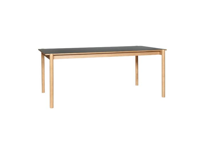 Hübsch Oblique Esstisch Black,190x106 cm