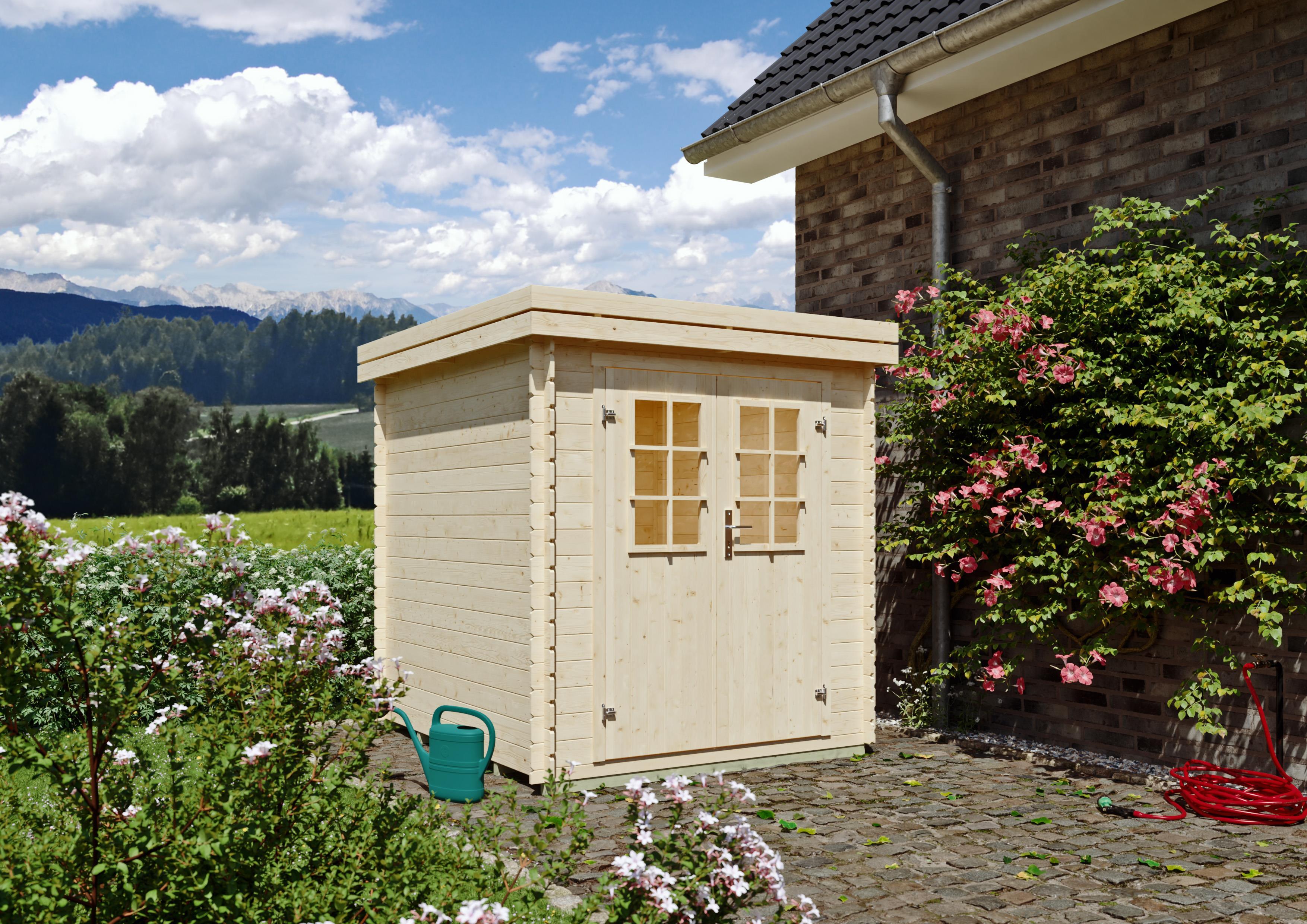 Gartenhaus Franklin 1,80x2,00 m - inklusive langlebigem EPDM-Dach