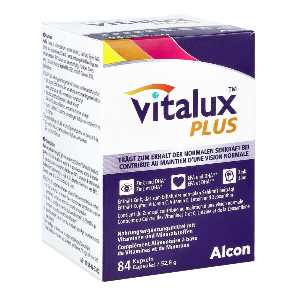Alcon Deutschland GmbH Vitalux Plus Kapseln 18044848