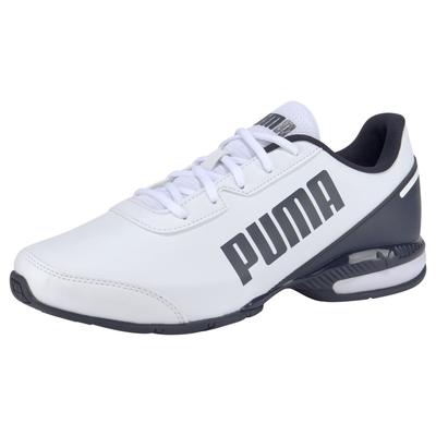 Sneaker PUMA "EQUATE SL", Damen, Gr. 45, puma weiß, peacoat, Synthetik, Schuhe Sneaker