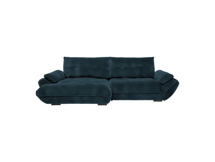 Wohnlandschaft 179/63/317 cm Dunkelblau Chenille