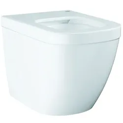 Grohe Euro Keramik Stand-Tiefspül-WC 39339000 alpinweiß, spülrandlos, Abgang waagerecht