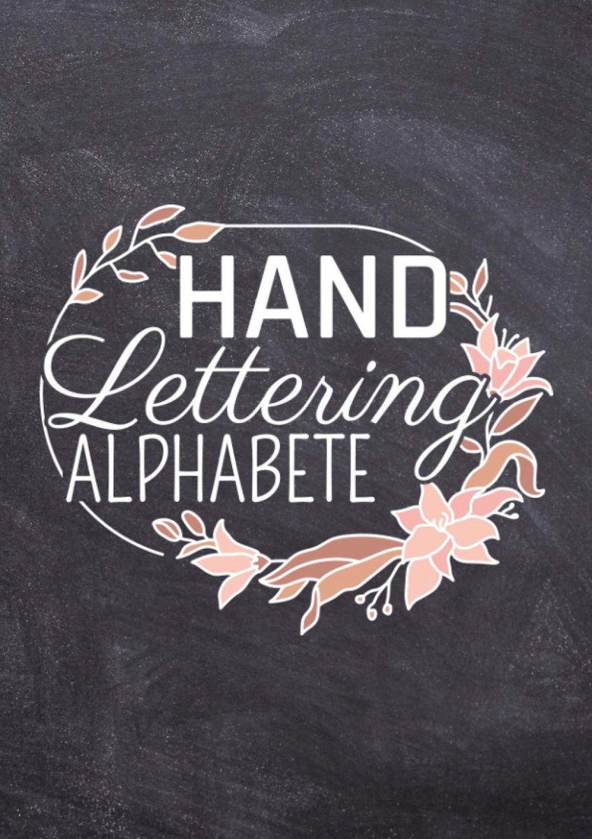 40 Handlettering Alfabetten Oefenboek voor Beginners: Hoofdletters en Kleine Letters A4