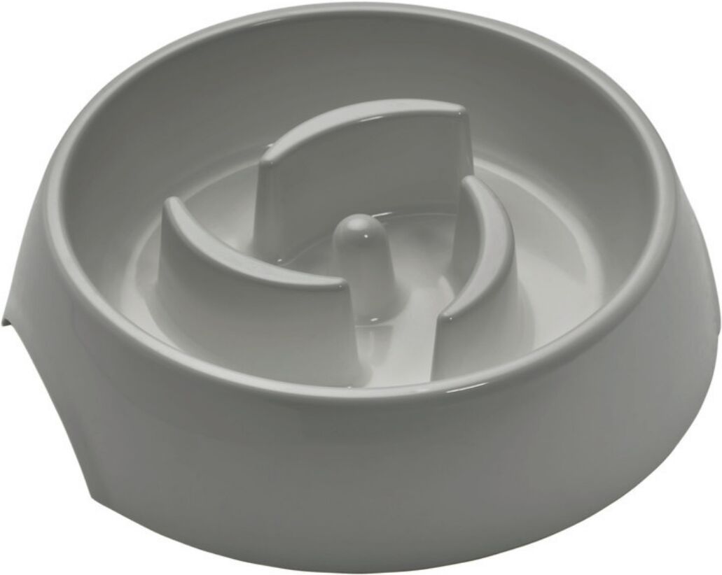 Hunter Ciotola Anti-Ingozzamento per Cani Atlanta in Melamina Grigia ø 21cm 550ml
