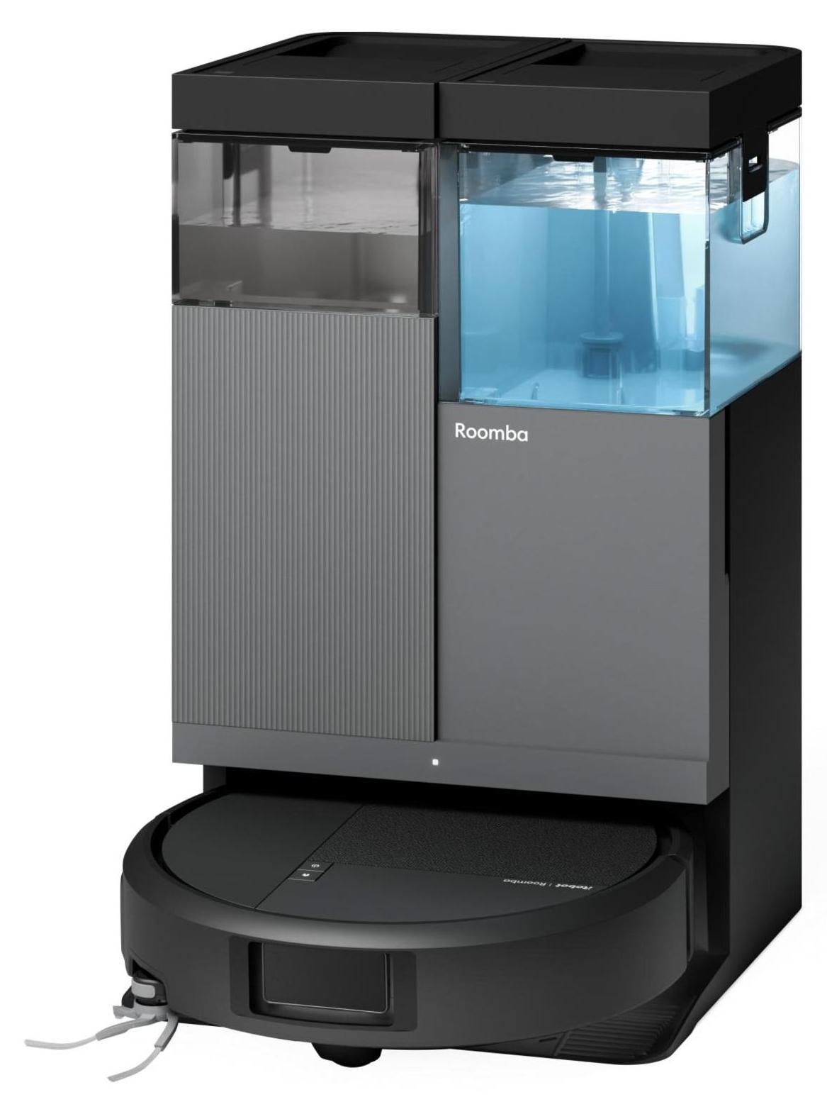 iRobot Roomba Plus 415 Combo Roboter + AutoWash Dock, Beutellos, Schwarz, Rund, Staubbeutel, Ladend, Purification, EPA