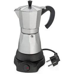 CILIO Espressokocher 6 Tassen Aluminium elektrisch 480 W Ø11,5cm