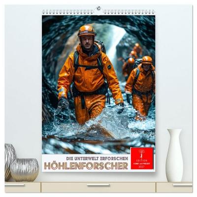 Höhlenforscher - die Unterwelt erforschen (hochwertiger Premium Wandkalender 2027 DIN A2 hoch), Kunstdruck in Hochglanz