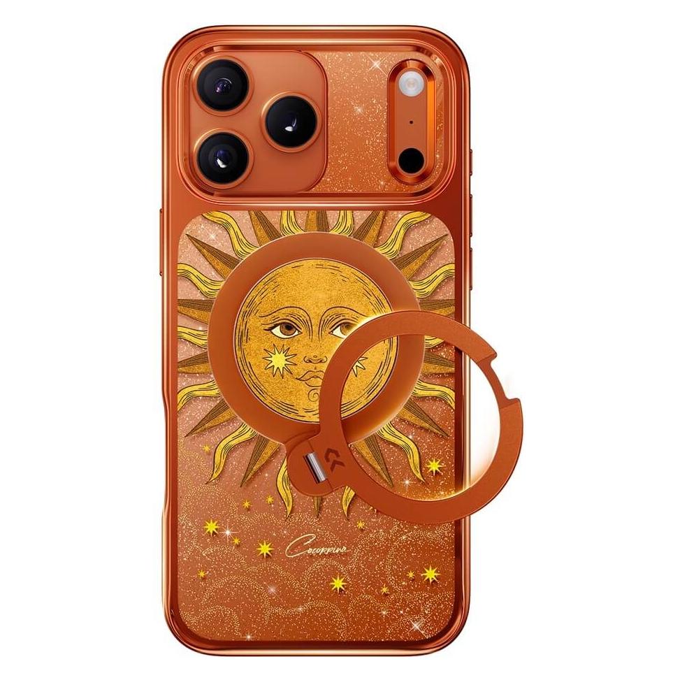 Cover-Discount iPhone 18 Pro Max / iPhone 17 Pro Max - Magnetische Design Hülle Sun mit 360° Standring (Apple iPhone 17 Pro Max, Apple iPhone 18 Pro Max) (76679473)