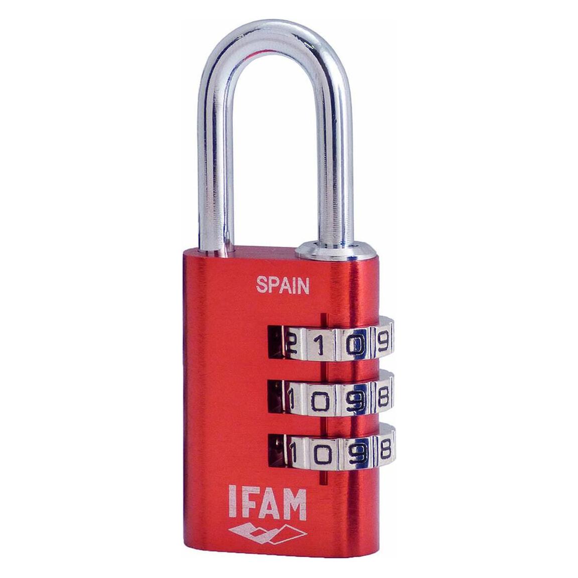 Banbu Ifam Kombinationsschloss Ifam Combi30 Aluminium Rot (45270786)