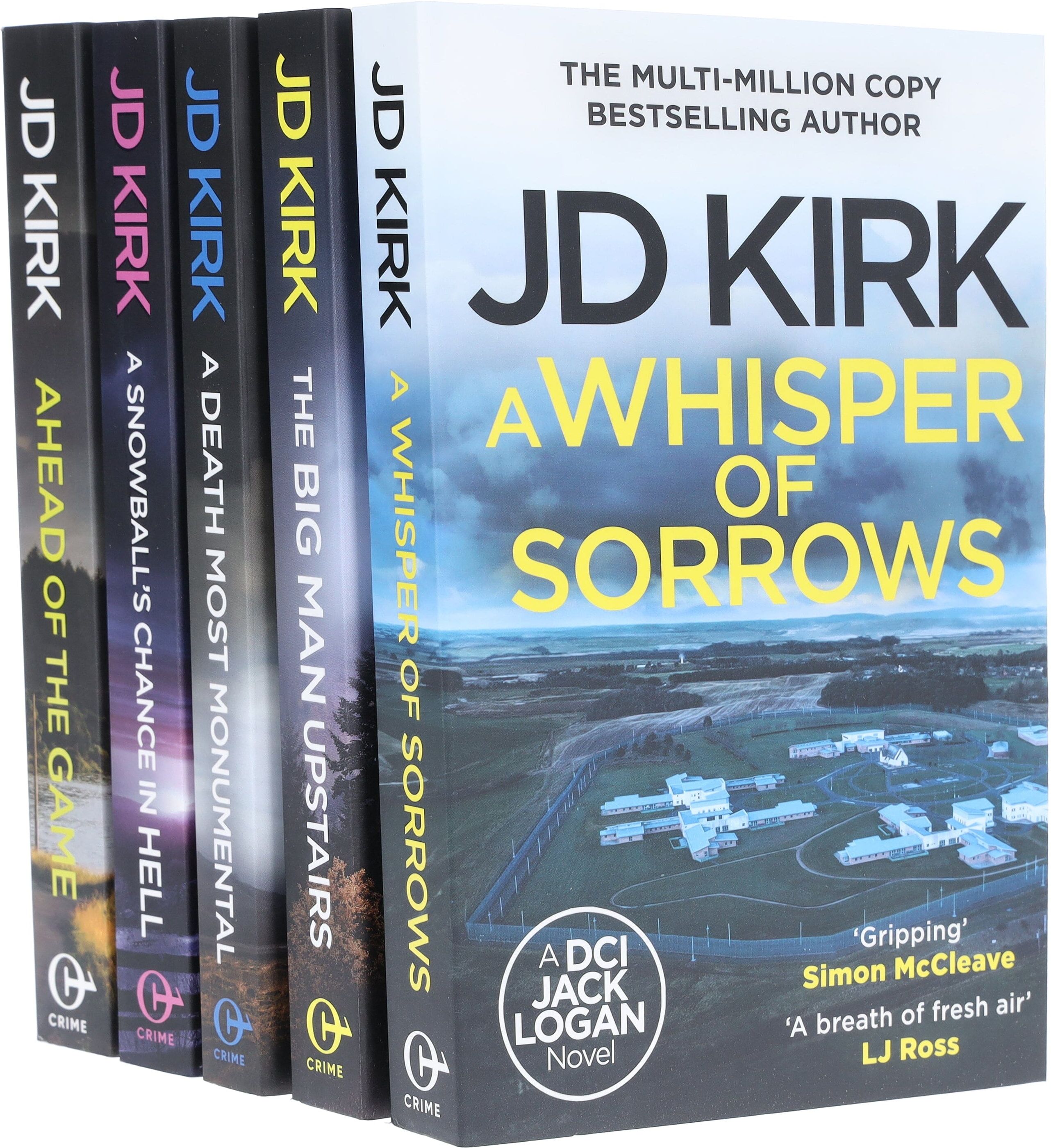 DCI Logan Crime Thrillers (Book 6-10) by JD Kirk 5 Books Collection Set - Fiction - Paperback Canelo