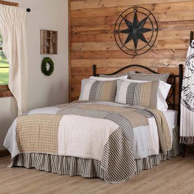 Vhc Brands Ashmont Patchwork Quilt Multi Warm, Queen, Multi Warm