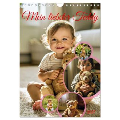Mein liebster Teddy (Wandkalender 2027 DIN A4 hoch), CALVENDO Monatskalender