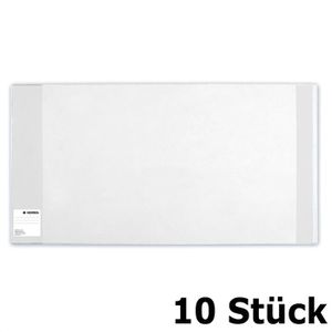 Herma Buchumschlag Basic, 14285, 28,5 x 54 cm, aus PP, transparent, 10 Stück