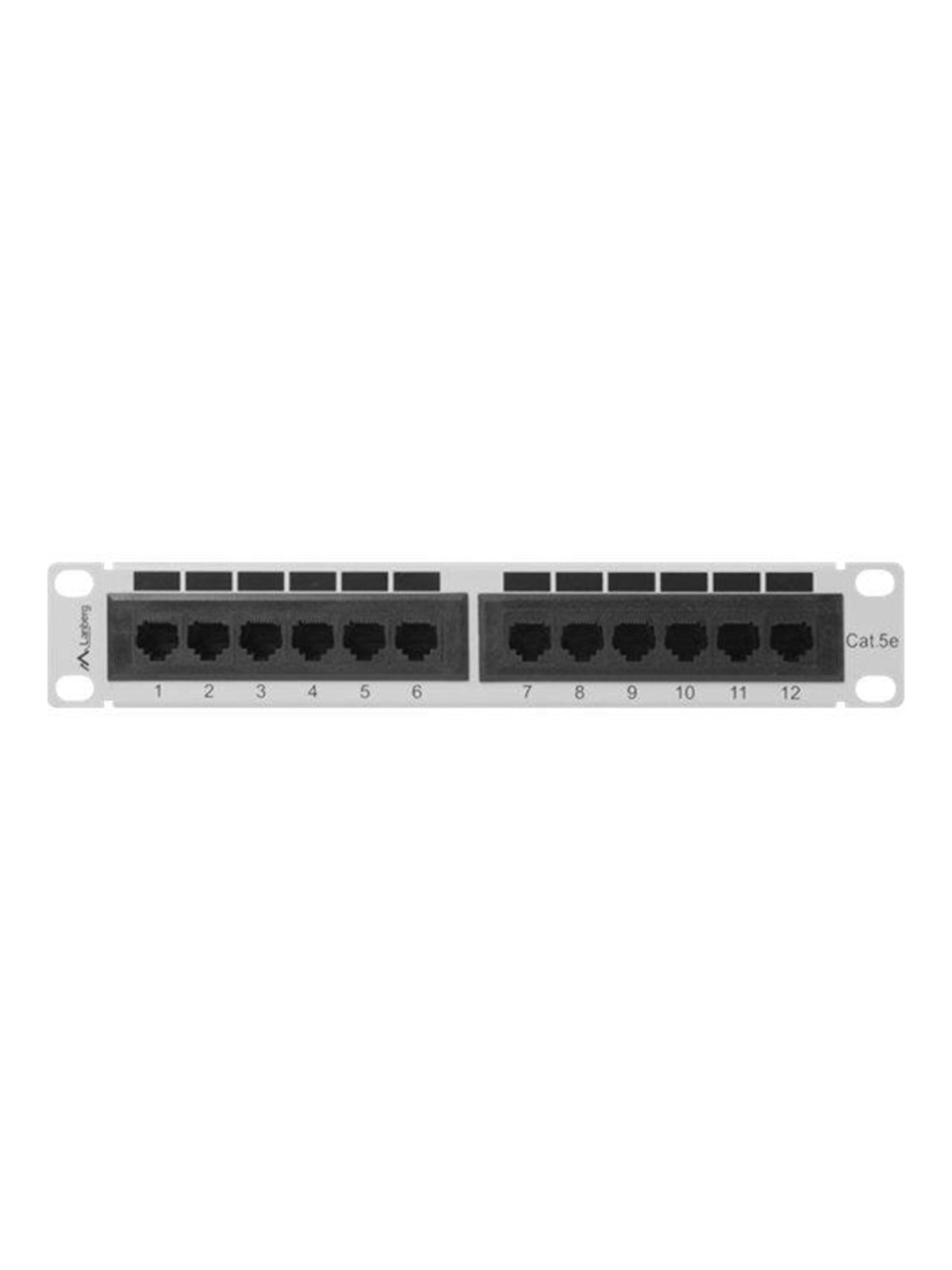 Lanberg PPU5-9012-S - patch panel - 1U - 10"