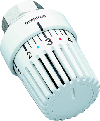 Oventrop Uni LH 1011488 8-38 ° C, sans position zéro, blanc, avec correspondance Fühler