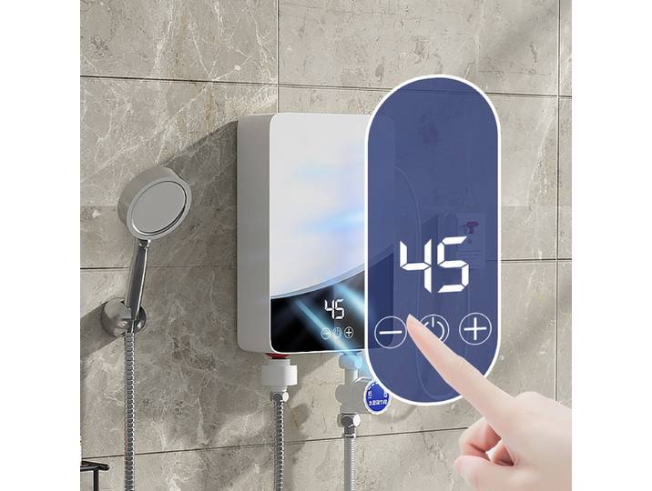 110 V/220 V chauffe-eau électrique chauffage rapide chauffe-eau salle de bain douche chauffe-eau domestique instantané 3500 W/5500 W