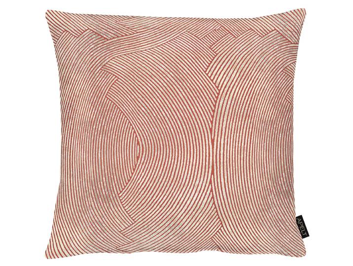 Dekokissen APELT 5470 , rot (bordeaux, bedruckt), B:49cm H:0,5cm L:49cm, Mischgewebe, Dekokissen_Sitzkissen_Kissenhüllen, Dekokissen