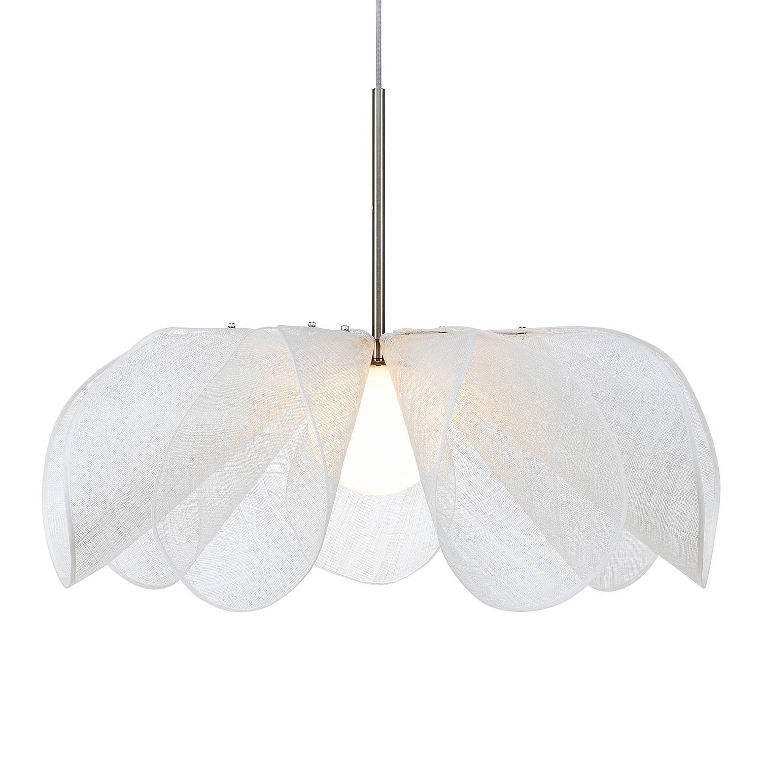 Markslöjd Styrka Hanglamp Wit/Zilver, Diameter: 75 cm