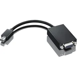 Lenovo mini-DisplayPort to VGA Adapt., Video Adapter, Schwarz