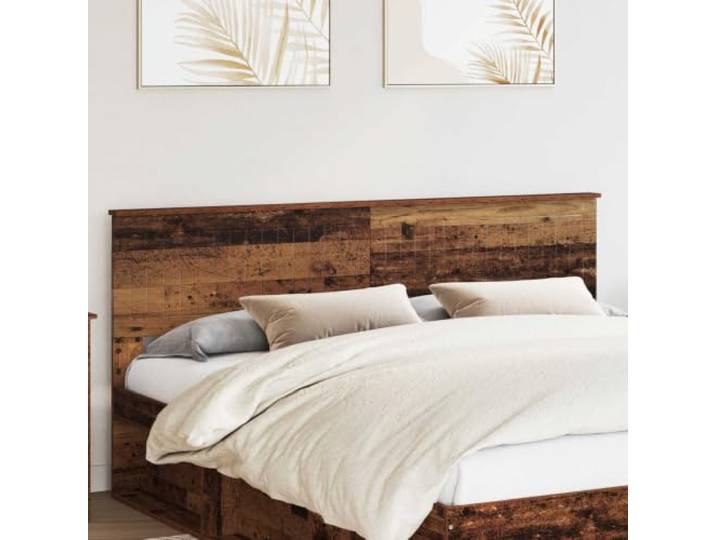 Kopfteil aus Holz, modernes Design Rechteckige Form, pflegeleicht, einfache Montage für 2 Personen, minimalistische Eleganz