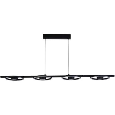 SEARCHLIGHT LED-Hängeleuchte "Hängeleuchte Space, na-flammig", schwarz, 4, H: 5,5cm, 1 Stk., Leuchten, Spiegel mit Unendlichkeitseffekt