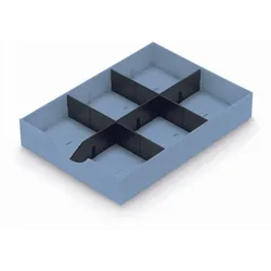 styro Schubladeneinsatz styrodoc Polystyrol pastellblau