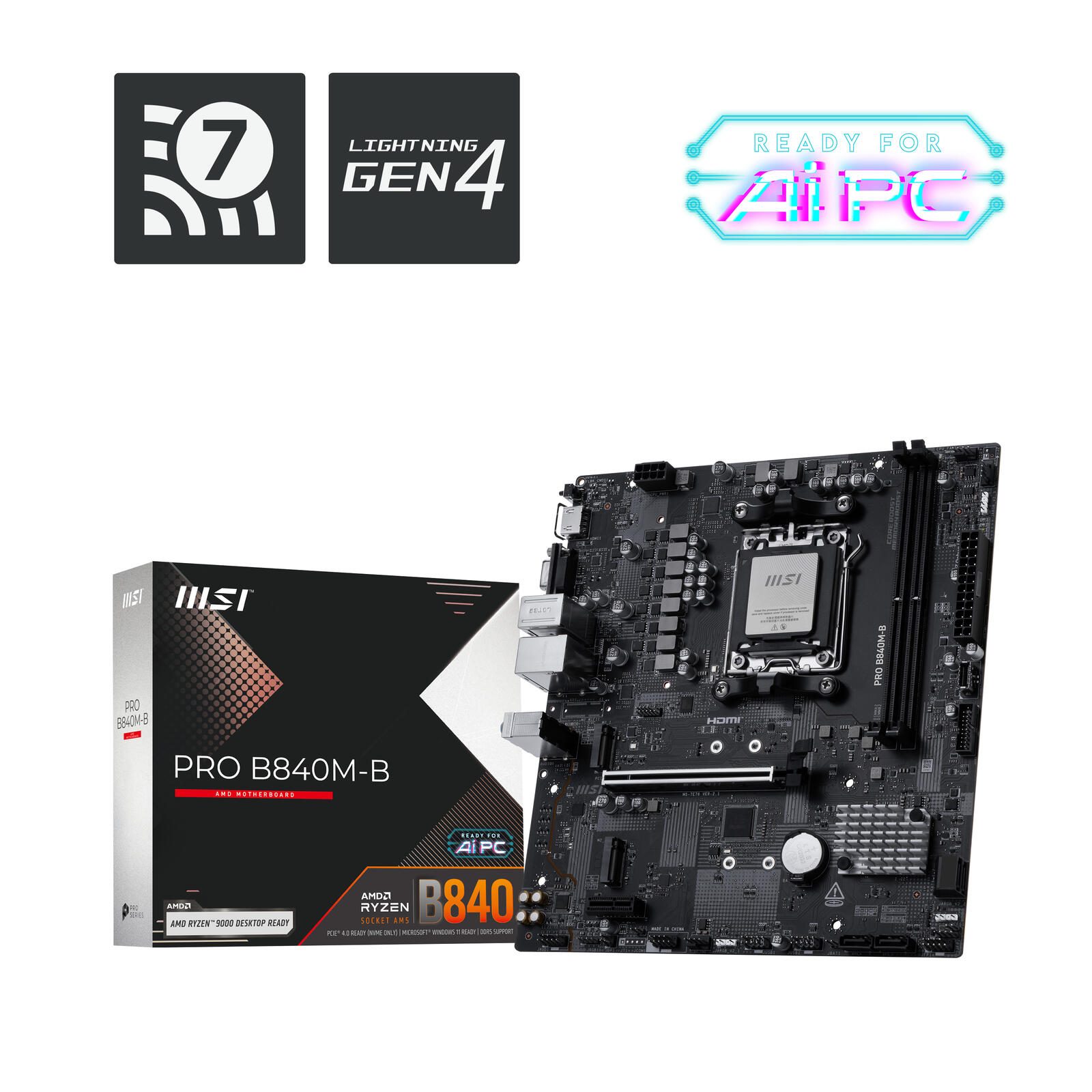 MSI PRO B840M-B 7E76-002R