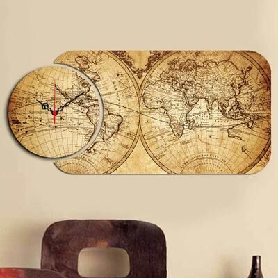Value Selection Modern Silent MDF Wall Clock Set Decorative Non Ticking Home Accent Modern Silent MDF Wall Clock Set Decorative Non Ticking Home Accent