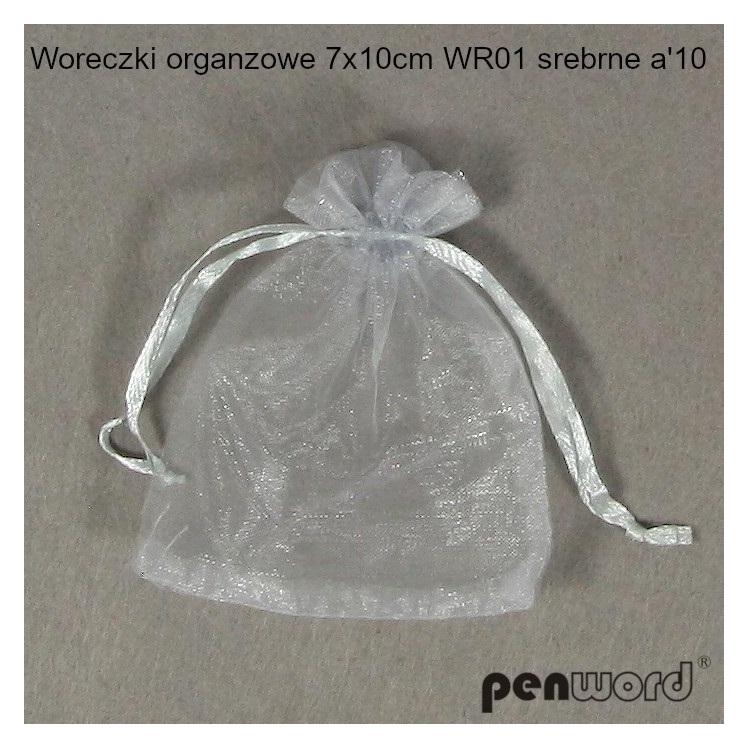 MFP Paper Silberne Organzasäckchen 7x10cm 10 Stk (10x) (48985431)