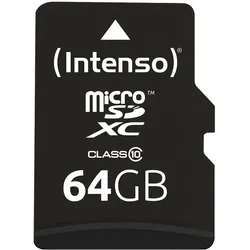 Intenso Speicherkarte microSDXC Card 64GB