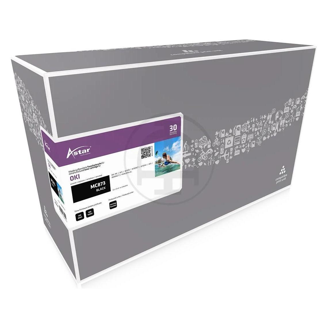 Astar AS20350 OKI 45862818 MC Toner (BK) (AS20350)
