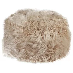 POUF Webpelz Beige Tukki