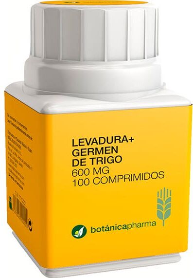 BotánicaPharma Levadura + germen de Trigo 600 mg 100 comp