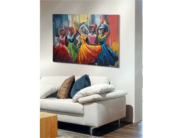 Metallbild GILDE Bild rechteckig Lets dance , bunt (farbe bild(er): mehrfarbig), B:120cm H:80cm T:4cm, Metall, Bilder, Metallbild