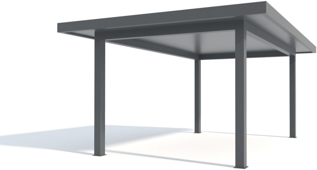 Wismar NFI Carport Style 500 x 700 cm grau
