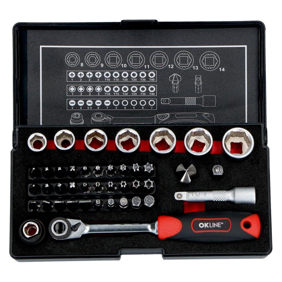 Werkstarck Steckschlüsselsatz SMART (H02AS243EQ)