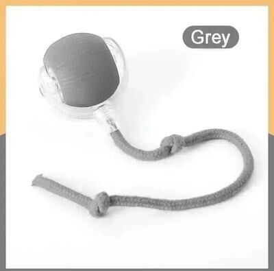 Uplift Treasures Speedy Tail 2.0 Interactive Rolling Cat Toy Ball style2 Gray