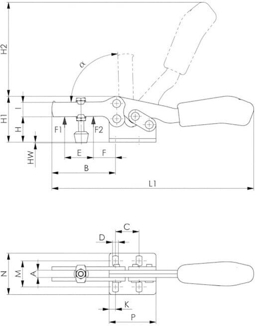 AMF Tendeur horizontal plus Gr. 3 (551716)