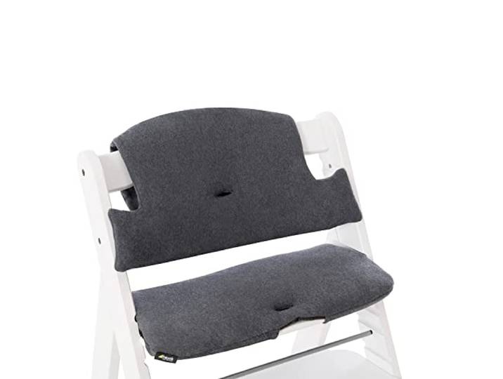 hauck Sitzkissen/Hochstuhlauflage für Alpha Hochstuhl Highchair Pad Select - Jersey Charcoal