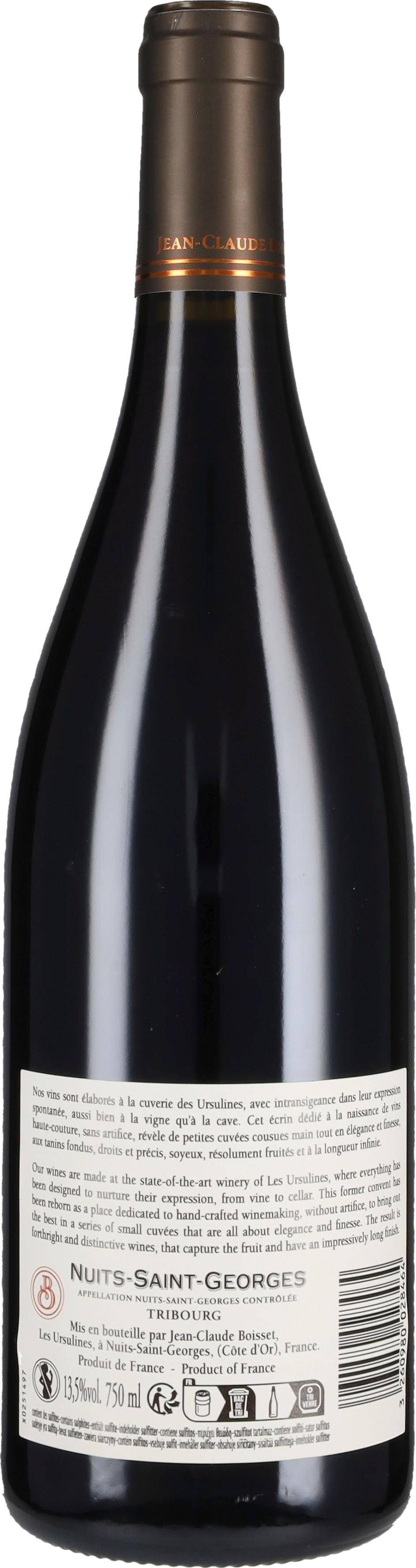 Nuits Saint Georges Jean Claude Boisset 2022