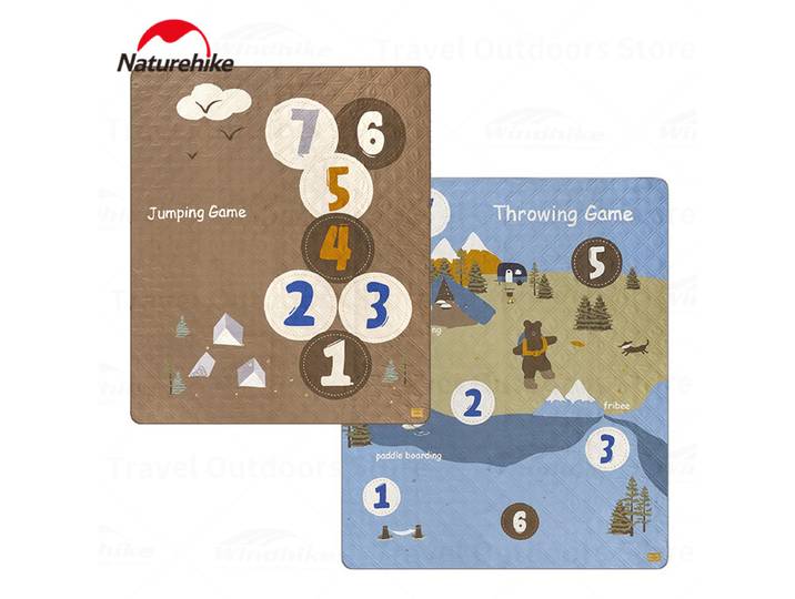 Naturehike – couverture de pique-nique, tapis de Camping pour fête, grande surface, jeu ultrasonique, tapis interactif de jardin, dessin animé, résistant à l'humidité, Portable