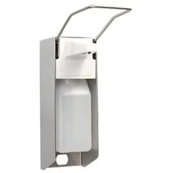 Medi-Inn Wandspender Aluminium, mit Langarmhebel, inkl. Leerflasche 500 ml 1 Stück
