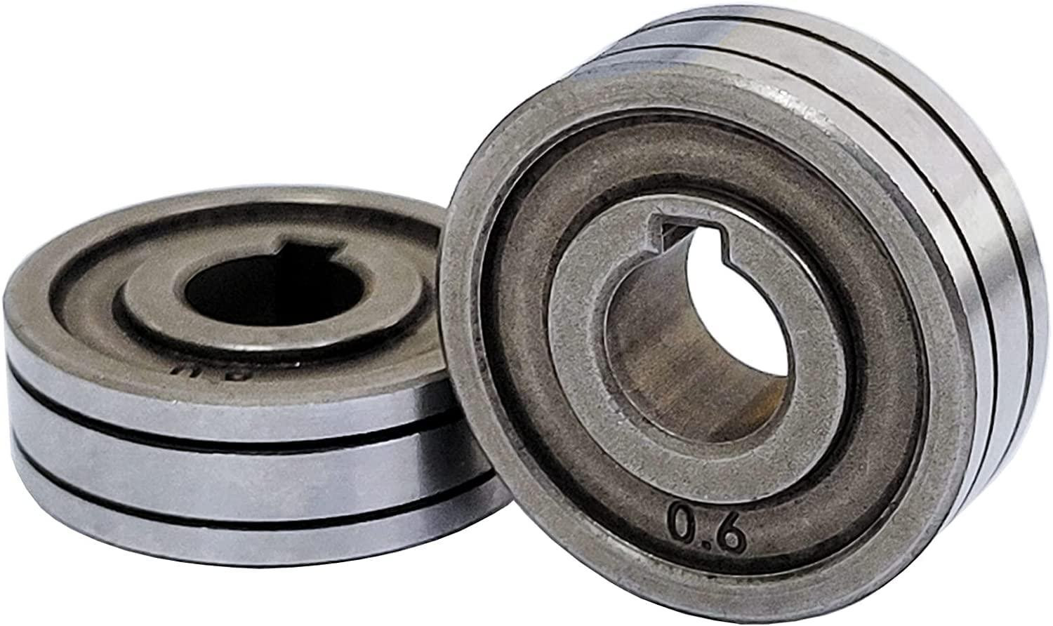 Selius 2x Draad Feed Drive Rollers voor MIG MAG Lassers, 30.10.10mm