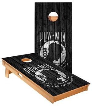 Skip's Garage Pow Mia Cornhole Boards