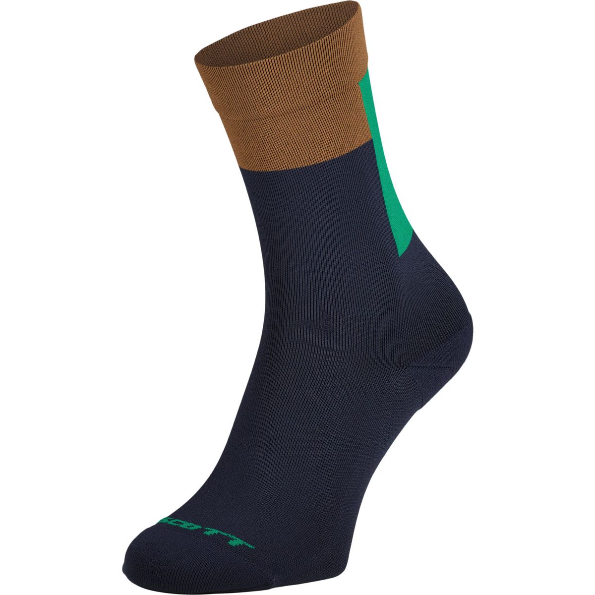 Scott Sock Block Stripe Crew dark blue/bread brown (8017) S 4094538017363
