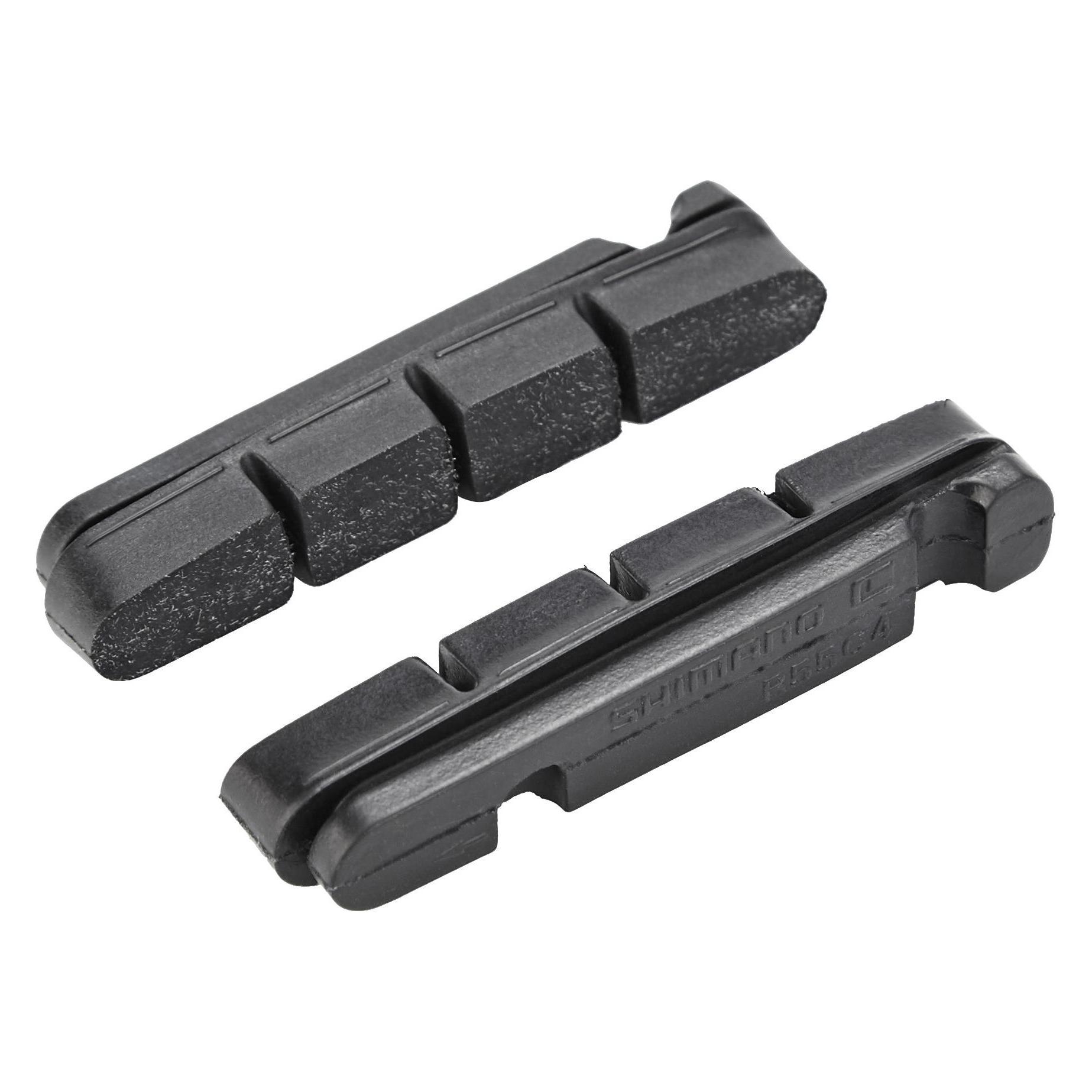 Shimano R55C4 Bremsbeläge für Cartridge Bremsschuh für Alufelge 50 Paar (Shimano, Gummi) (Y8L298061)