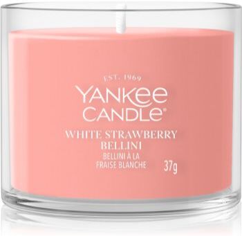 Yankee Candle White Strawberry Bellini velas votivas 37 g. White Strawberry Bellini