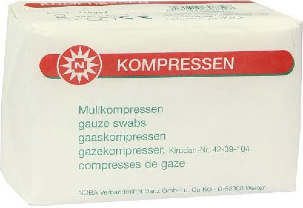 Mullkompressen 7,5x7,5cm 8-fach unsteril 100stk